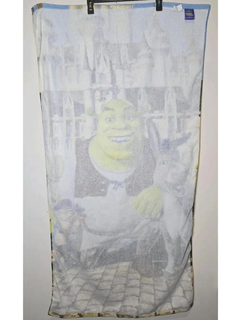 Shrek 3 the Third Beach Towel 2007 Collectible Movie Bath Donkey Dreamworks